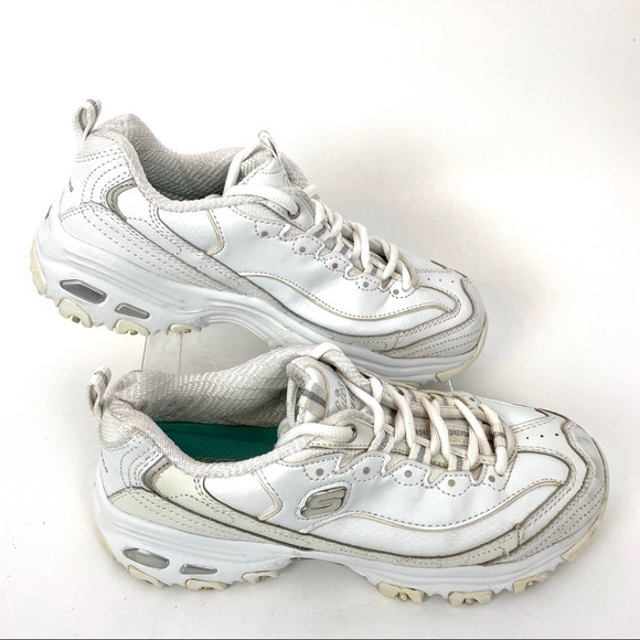 white skechers with rhinestones